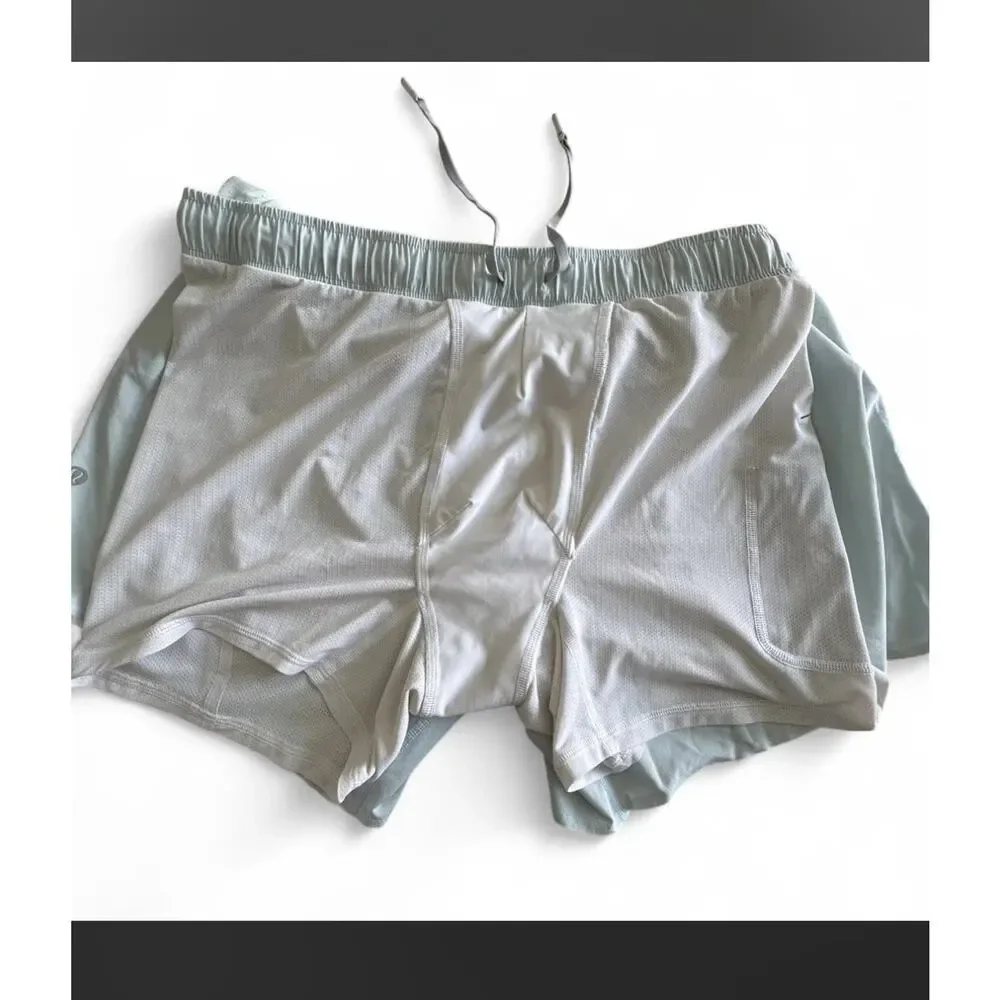 Lululemon Surge Short Lined Men's Size XXL Light Blue